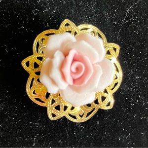 Delicate rose pin.